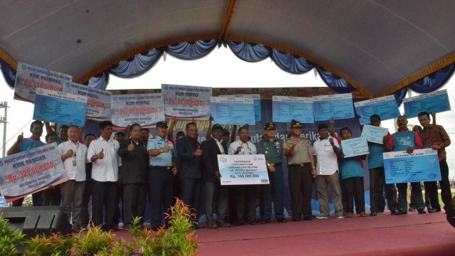 Kunjungan kerja KKP ke Merauke, Papua. (Foto: KKP (Kementrian Kelautan dan Perikanan))