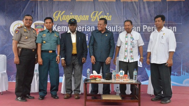 Kunjungan kerja KKP ke Merauke, Papua. (Foto: KKP (Kementrian Kelautan dan Perikanan))