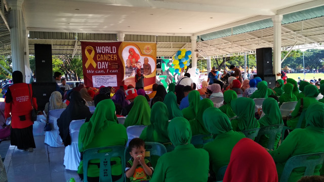 Memperingati Hari Kanker se-Dunia di Aceh (Foto: Zuhri Noviandi/kumparan)