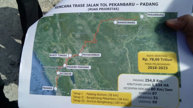 Presiden Jokowi Akan Resmikan Pembangunan Jalan Tol Padang Pekanbaru Kumparan Com