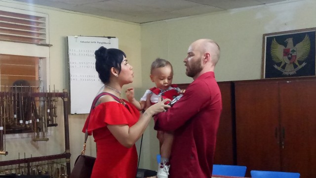 Melaney ricardo rayakan ultah anak di SLB (Foto: Mustika Sari/kumparan)