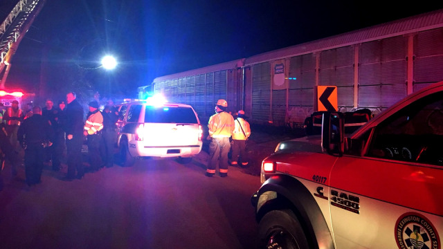 Kecelakaan kereta di Carolina Selatan. (Foto: Sosial Media via Reuters)