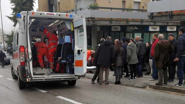 Penembakan warga kulit hitam di Italia (Foto: ANSA via AP)