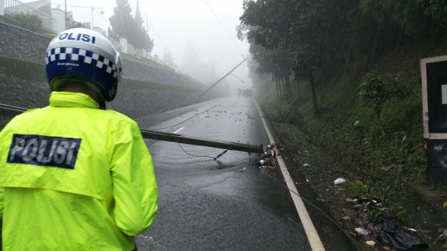 Longsor di Puncak (Foto: Dok. Polres Bogor)