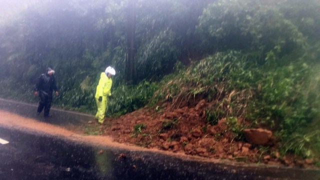 Longsor di Puncak (Foto: Dok. Polres Bogor)