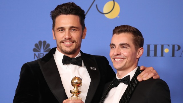 James dan Dave Franco. (Foto: Reuters/Lucy Nicholson)
