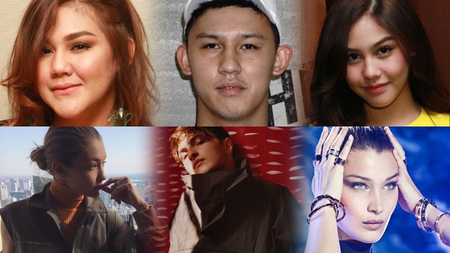 Kakak-beradik di dunia hiburan (Foto: Munady/Instagram @gigihadid @bellahadid @anwarhadid )