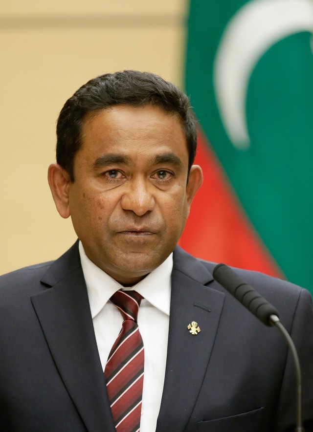 Presiden Maladewa Abdulla Yameen (Foto:  AFP PHOTO / POOL / KIMIMASA MAYAMA)