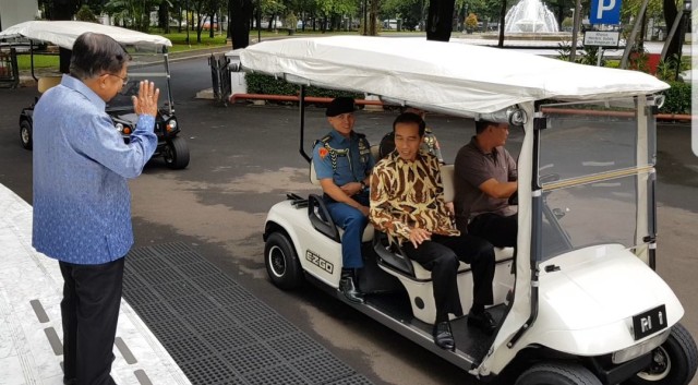 Jokowi-JK di Kantor Wapres (Foto:  Dok. Setwapres)