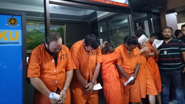 Para pelaku penculikan WN Bulgaria di Bali (Foto: Cisilia Agustina Siahaan/kumparan)