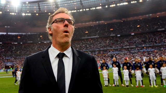 Blanc kala menjadi pelatih PSG. (Foto: AFP/Franck Fife)