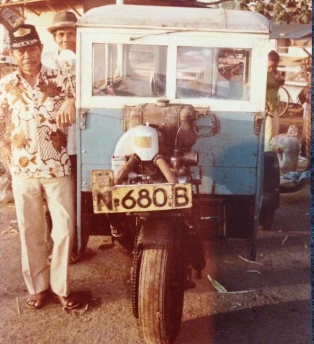 Demmo tahun 1980 yang sudah 'dikanibal' mesinnya (Foto: dok. ngalam.co/Paimo Indonesian Cyclist )