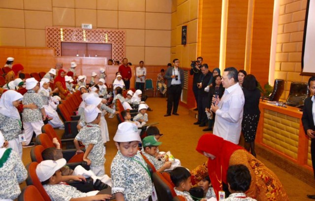 Anak Anak TK Yang Bekunjung Ke DPR Disambut Sukacita Oleh Legislator Golkar
