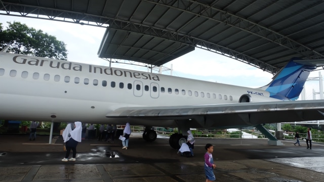 Foto pesawat Garuda Indonesia (Foto: Bella Cynthia / kumparan)