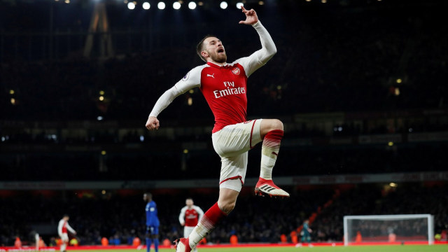 Ramsey, protagonis Arsenal sejati. (Foto: Reuters/David Klein)