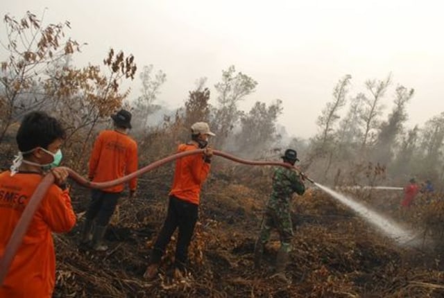 14 Titik Panas Terpantau di Sumatera, Riau Paling Banyak