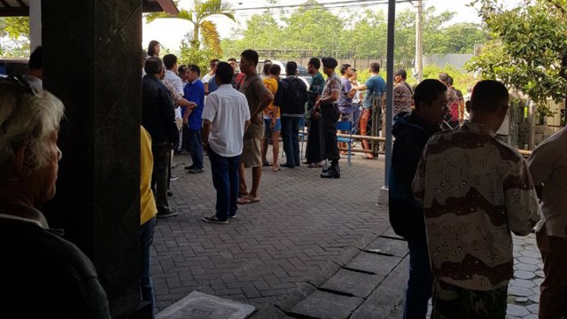 Situasi Gereja Lidwina setelah adanya penyerangan (Foto: Dok. grup koor JCC)