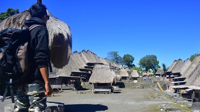 Kampung Bena Bajawa, Kabupaten Ngada. (Foto: Instagram @zubaizillah)