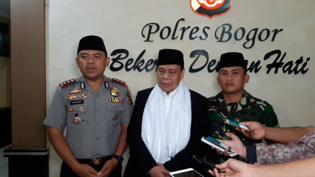 Polisi, MUI dan TNI jumpa pers di Bogor (Foto: Dok. Polres Bogor)