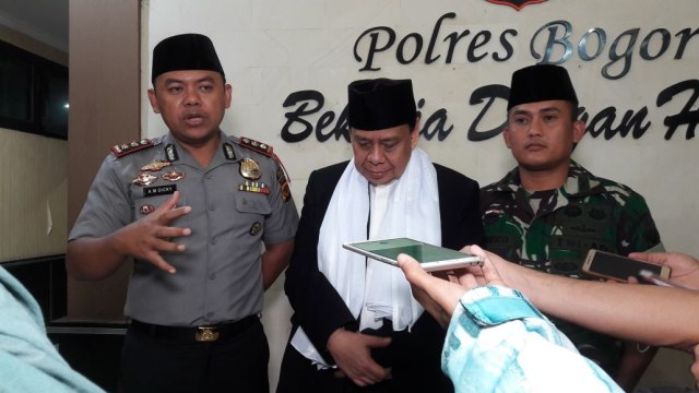 Polisi, MUI dan TNI jumpa pers di Bogor (Foto: Dok. Polres Bogor)