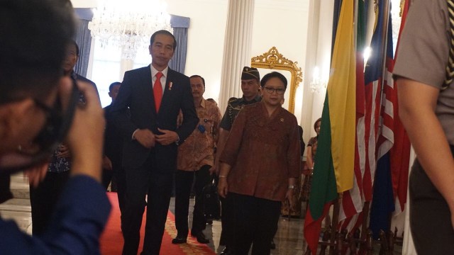 Presiden Joko Widodo hadiri Raker Keppri (Foto: Yudhistira Amran Saleh/kumparan)