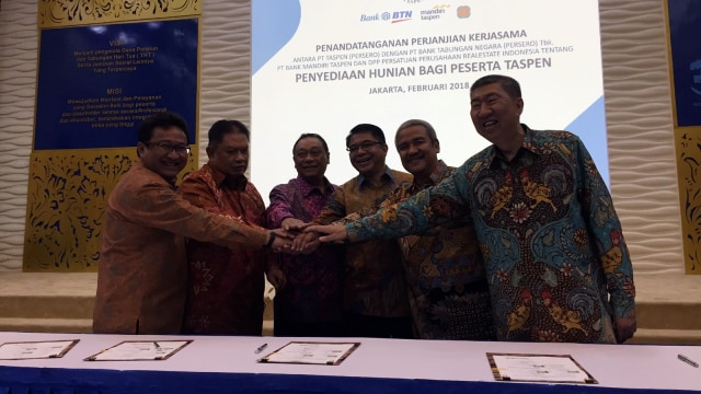 PKS Taspen dengan BTN, Mandiri, Realestate. (Foto: Selfy Sandra Momongan/kumparan)