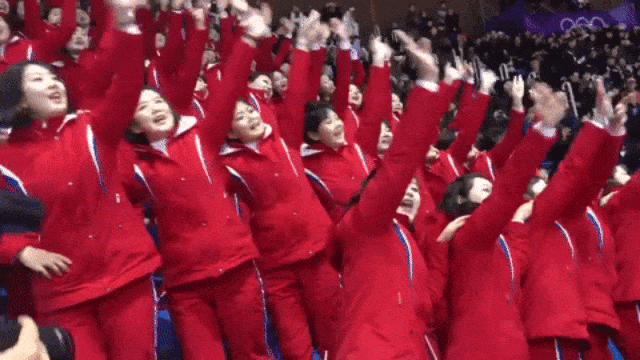Cheerleader Korea Utara. (Foto: Youtube/BNR Nieuwsradio)