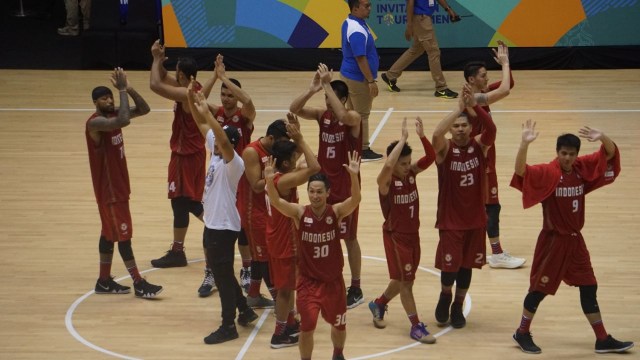 Laga Basket Indonesia vs India 2018 (Foto: Nugroho Sejati/kumparan)