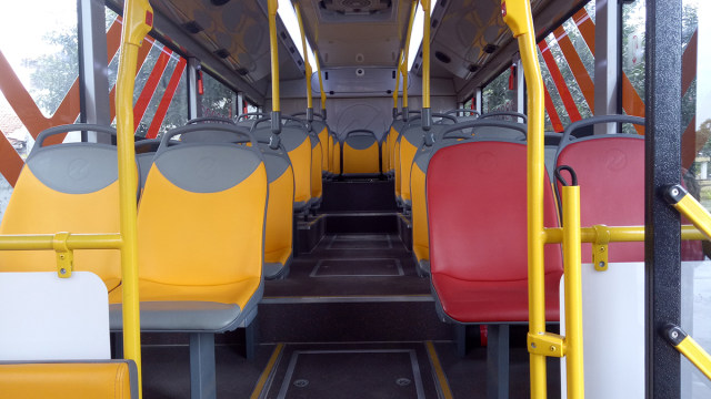 Model terbaru low entry bus Transjakarta (Foto: Nabilla Fatiara/kumparan)
