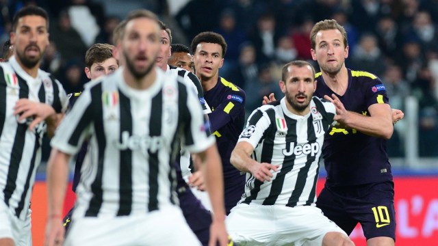 Juventus diimbangi Spurs. (Foto: Reuters/Massimo Pinca)