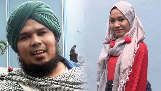 Ustadz Derry Sulaiman dan Alyssa Spichack. (Foto: Maria Gabrielle Putrinda/kumparan dan  DN. Mustika Sari/kumparan)