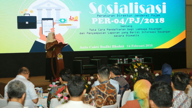 Ditjen Pajak Sosialisasi Pendaftaran Data Nasabah (Foto: Ditjen Pajak)