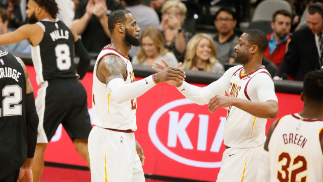 Wade dan LeBron James di Cavaliers. (Foto: Soobum Im-USA TODAY Sports via Reuters)