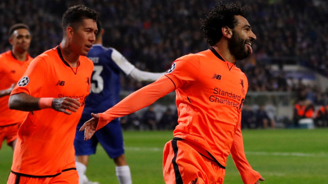 Bintang Liverpool, Firmino dan Salah. (Foto: Reuters/Matthew Childs)