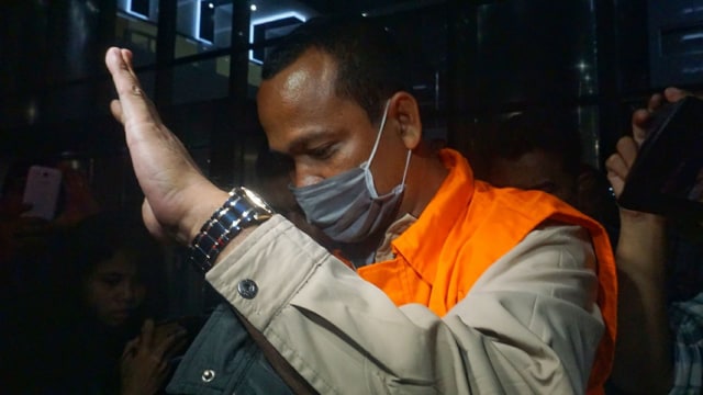 Natalis Dibawa ke Polres Metro Jakarta Timur. (Foto: Irfan Adi Saputra/kumparan)