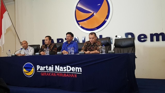 Jumpa Pers DPP Nasdem. (Foto: Ricard/kumparan)
