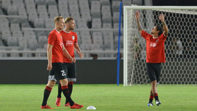 Bali United Gelar Latihan (Foto: ANTARA FOTO/Wahyu Putro A)