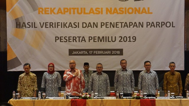 Rekapitulasi Nasional KPU di Jakarta. (Foto: Irfan Adi Saputra/kumparan)