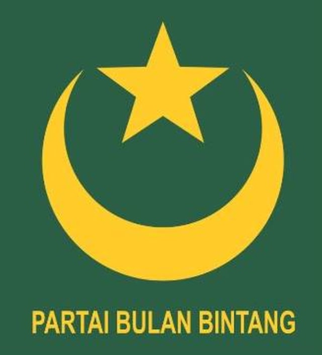 Logo Partai Bulan Bintang. (Foto: Twitter/@studiyanto)