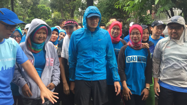 Sandiaga Uno Fun Run For Charity Jakarta Marathon (Foto: Mirsan Simamora/kumparan)