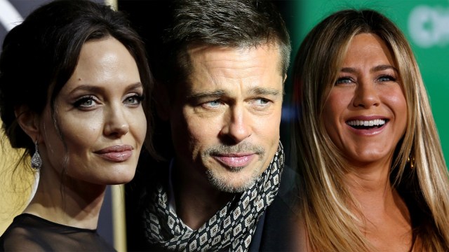 Angelina Jolie, Brad Pitt dan Jennifer Aniston. (Foto: Reuters/Mario Anzuoni, dan Juan Medina)