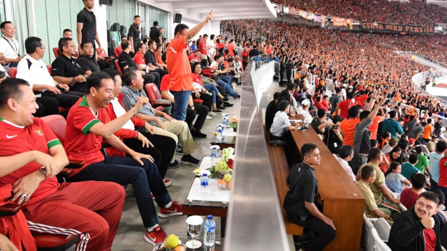 Jokowi dan Anies di Piala Presiden (Foto: Dok. Biro Setpres)