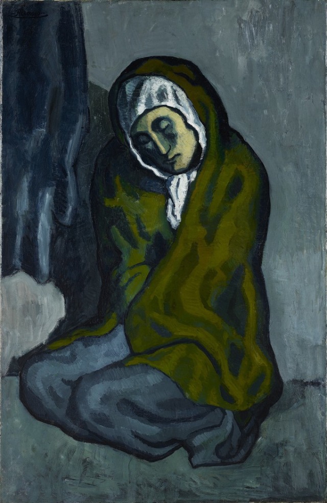 Lukisan "La Miséreuse Accroupie” karya Picasso (Foto: Art Gallery of Ontario)