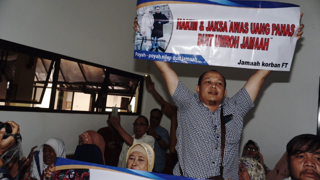 Sidang perdana kasus penipuan First Travel. (Foto: Fitra Andrianto/kumparan)