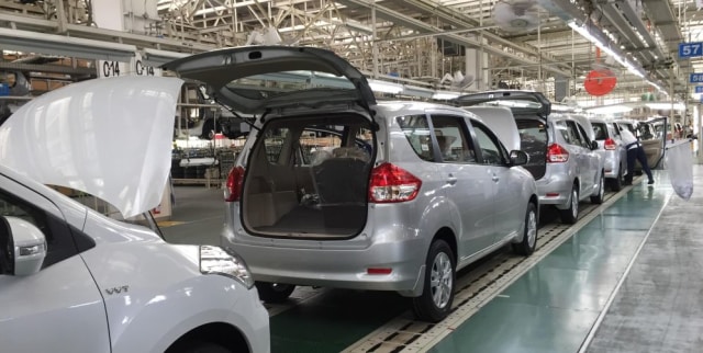 Proses Produksi New Suzuki Ertiga  (Foto: Citra Pulandi Utomo/kumparanOTO)