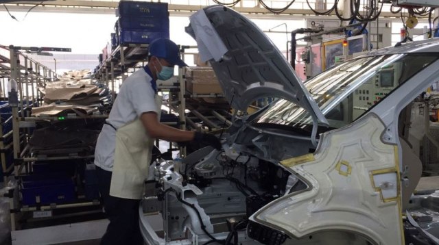 Proses Produksi New Suzuki Ertiga  (Foto: Citra Pulandi Utomo/kumparanOTO)