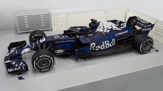 Mobil anyar Red Bull Racing, RB14. (Foto: Twitter/Red Bull Racing)