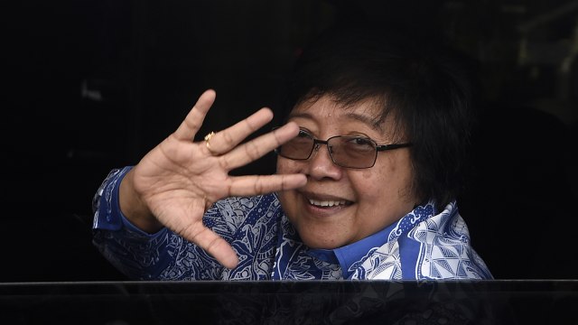 Menteri Lingkungan Hidup, Siti Nurbaya (Foto: ANTARA FOTO/Sigid Kurniawan)