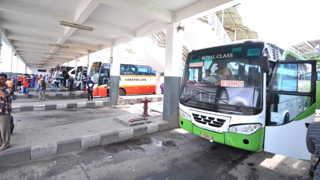 Bus di Terminal Purabaya. (Foto: Dok. Istimewa)