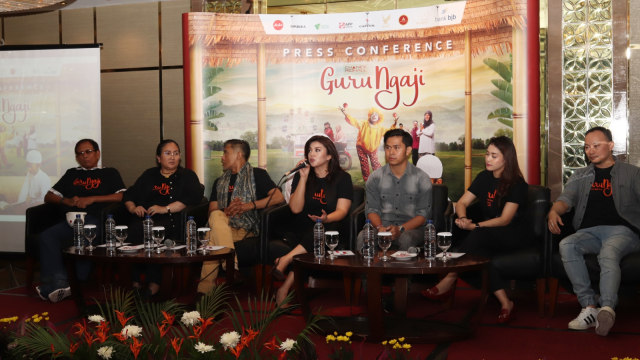 Konferensi pers film Guru Ngaji. (Foto: Munady Widjaja)